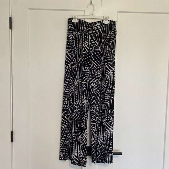 Renuar Jersey Knit Wide Split-Leg Pants Beach Summer Vacation Wear‎ Size Small - Picture 6 of 7
